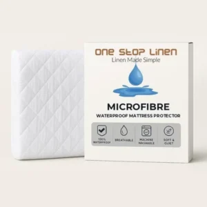 Microfibre quilted waterproof mattress protector box – One Stop Linen